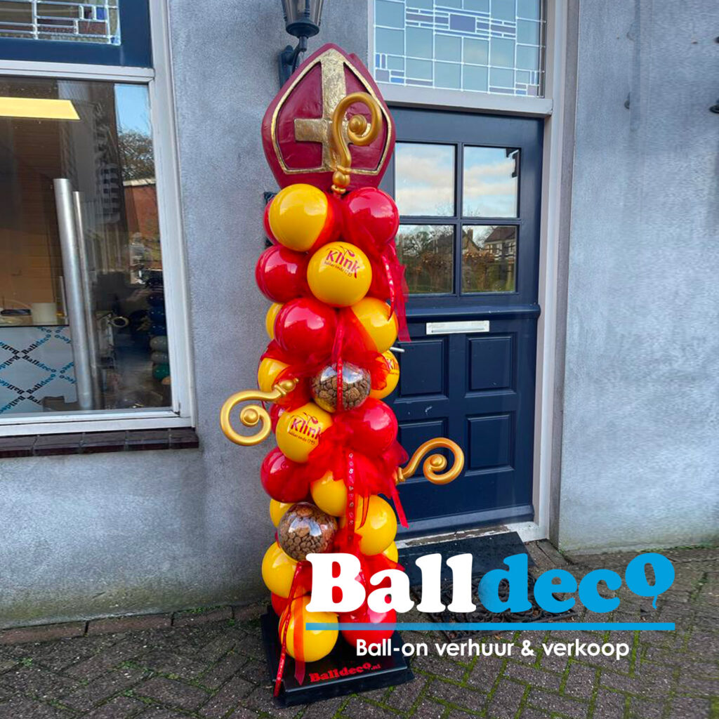 Ballondecoratie - ballonnement - vijf thema's per jaar -voor een bedrag. Sinterklaas