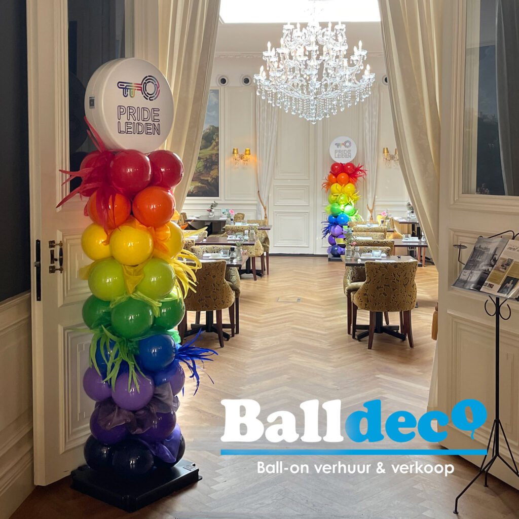 Leiden Pride ballonpilaren